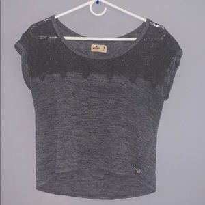 grey hollister shirt